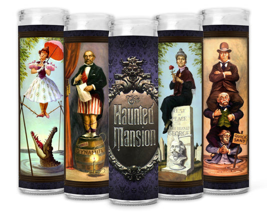 Haunted Mansion Stretching Room Portrait Candles