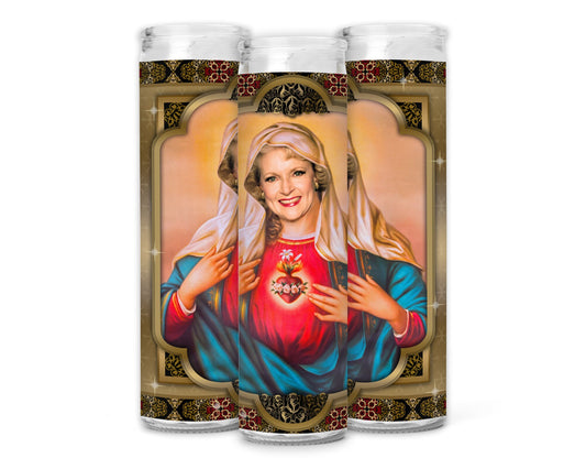 Saint Betty White Celebrity Prayer Candle