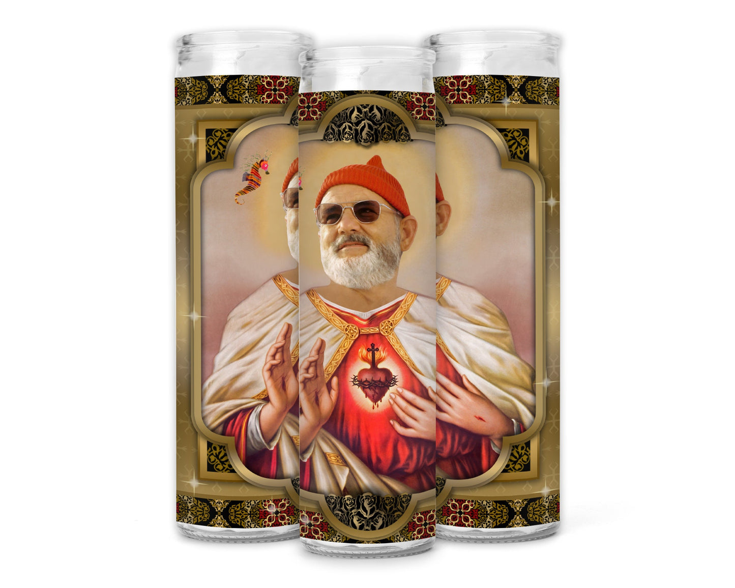 Saint Bill Murray Steve Zissou Celebrity Prayer Candle